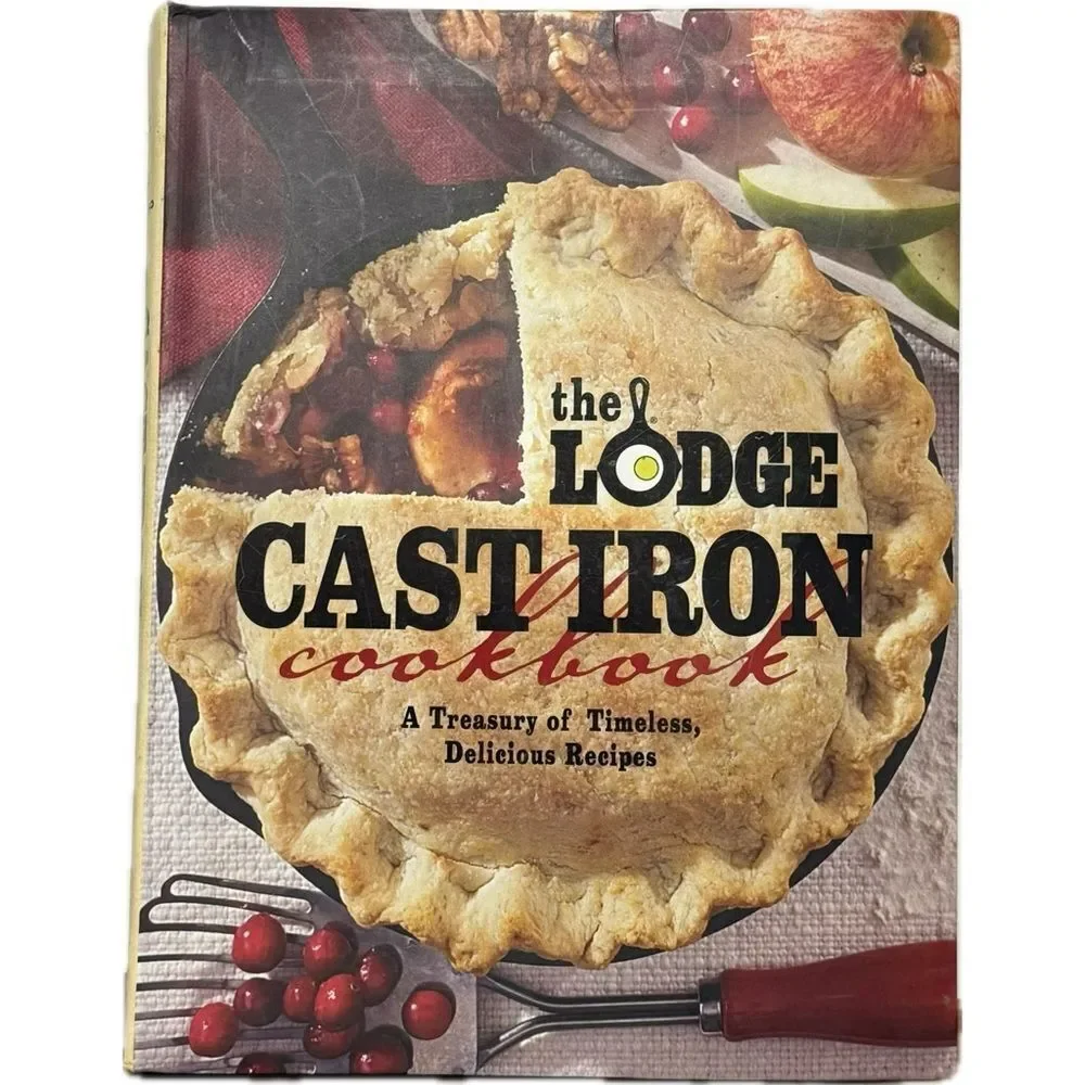Cast‎ Iron Cookbook with Cream Cover